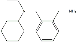 N-[2-(aminomethyl)benzyl]-N-cyclohexyl-N-ethylamine Structure
