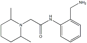 N-[2-(aminomethyl)phenyl]-2-(2,6-dimethylpiperidin-1-yl)acetamide Structure