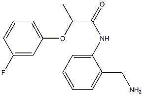  N-[2-(aminomethyl)phenyl]-2-(3-fluorophenoxy)propanamide