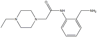 N-[2-(aminomethyl)phenyl]-2-(4-ethylpiperazin-1-yl)acetamide