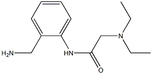 N-[2-(aminomethyl)phenyl]-2-(diethylamino)acetamide Structure
