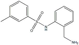 N-[2-(aminomethyl)phenyl]-3-methylbenzenesulfonamide,,结构式