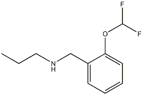 N-[2-(difluoromethoxy)benzyl]-N-propylamine Structure