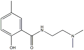 N-[2-(dimethylamino)ethyl]-2-hydroxy-5-methylbenzamide Structure