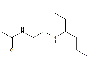 N-[2-(heptan-4-ylamino)ethyl]acetamide Structure