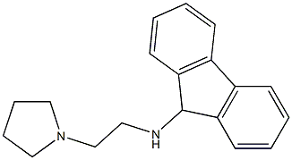 N-[2-(pyrrolidin-1-yl)ethyl]-9H-fluoren-9-amine Structure