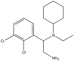 N-[2-amino-1-(2,3-dichlorophenyl)ethyl]-N-ethylcyclohexanamine