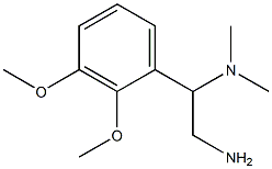 N-[2-amino-1-(2,3-dimethoxyphenyl)ethyl]-N,N-dimethylamine Struktur