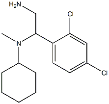 N-[2-amino-1-(2,4-dichlorophenyl)ethyl]-N-methylcyclohexanamine