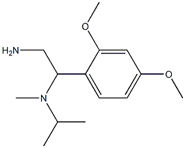 N-[2-amino-1-(2,4-dimethoxyphenyl)ethyl]-N-isopropyl-N-methylamine,,结构式