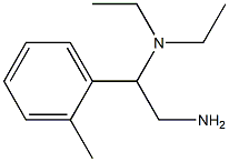 N-[2-amino-1-(2-methylphenyl)ethyl]-N,N-diethylamine Struktur