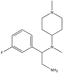 N-[2-amino-1-(3-fluorophenyl)ethyl]-N-methyl-N-(1-methylpiperidin-4-yl)amine