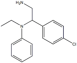 N-[2-amino-1-(4-chlorophenyl)ethyl]-N-ethylaniline|