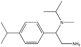 N-[2-amino-1-(4-isopropylphenyl)ethyl]-N-isopropyl-N-methylamine 化学構造式