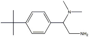 N-[2-amino-1-(4-tert-butylphenyl)ethyl]-N,N-dimethylamine 结构式