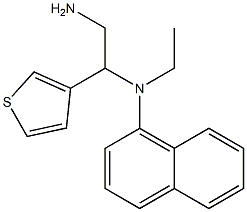  N-[2-amino-1-(thiophen-3-yl)ethyl]-N-ethylnaphthalen-1-amine