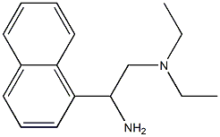 N-[2-amino-2-(1-naphthyl)ethyl]-N,N-diethylamine Structure