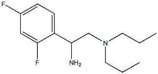 N-[2-amino-2-(2,4-difluorophenyl)ethyl]-N,N-dipropylamine Struktur