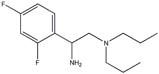 N-[2-amino-2-(2,4-difluorophenyl)ethyl]-N,N-dipropylamine 结构式