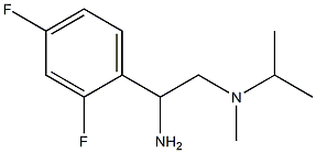 N-[2-amino-2-(2,4-difluorophenyl)ethyl]-N-isopropyl-N-methylamine 结构式