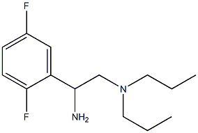 N-[2-amino-2-(2,5-difluorophenyl)ethyl]-N,N-dipropylamine Structure