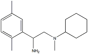  N-[2-amino-2-(2,5-dimethylphenyl)ethyl]-N-methylcyclohexanamine