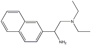 N-[2-amino-2-(2-naphthyl)ethyl]-N,N-diethylamine Structure