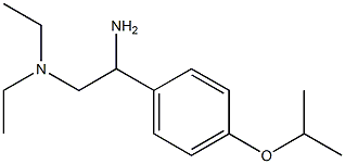 N-[2-amino-2-(4-isopropoxyphenyl)ethyl]-N,N-diethylamine Struktur