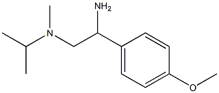 N-[2-amino-2-(4-methoxyphenyl)ethyl]-N-isopropyl-N-methylamine Structure