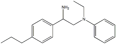 N-[2-amino-2-(4-propylphenyl)ethyl]-N-ethylaniline