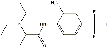  N-[2-amino-4-(trifluoromethyl)phenyl]-2-(diethylamino)propanamide