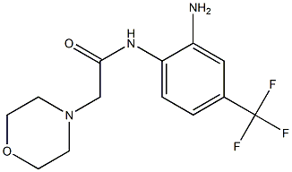 N-[2-amino-4-(trifluoromethyl)phenyl]-2-(morpholin-4-yl)acetamide Structure