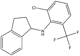 N-[2-chloro-6-(trifluoromethyl)phenyl]-2,3-dihydro-1H-inden-1-amine