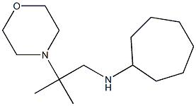 N-[2-methyl-2-(morpholin-4-yl)propyl]cycloheptanamine Structure