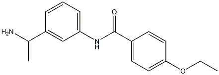 N-[3-(1-aminoethyl)phenyl]-4-ethoxybenzamide Structure