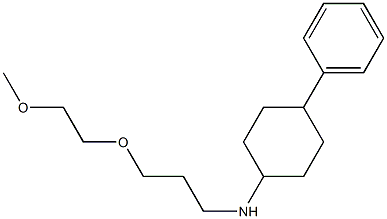 N-[3-(2-methoxyethoxy)propyl]-4-phenylcyclohexan-1-amine 结构式