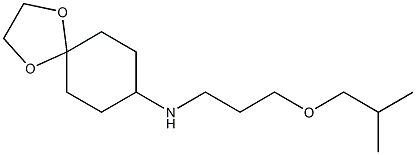  N-[3-(2-methylpropoxy)propyl]-1,4-dioxaspiro[4.5]decan-8-amine