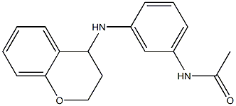 N-[3-(3,4-dihydro-2H-1-benzopyran-4-ylamino)phenyl]acetamide|