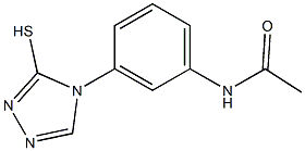 N-[3-(3-sulfanyl-4H-1,2,4-triazol-4-yl)phenyl]acetamide Structure