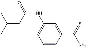 N-[3-(aminocarbonothioyl)phenyl]-3-methylbutanamide
