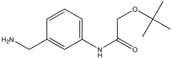 N-[3-(aminomethyl)phenyl]-2-(tert-butoxy)acetamide Structure