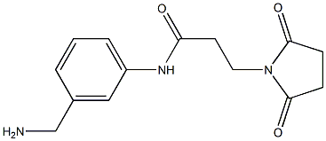 N-[3-(aminomethyl)phenyl]-3-(2,5-dioxopyrrolidin-1-yl)propanamide|