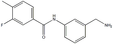 N-[3-(aminomethyl)phenyl]-3-fluoro-4-methylbenzamide Structure