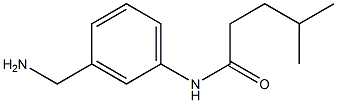 N-[3-(aminomethyl)phenyl]-4-methylpentanamide
