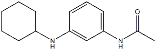 N-[3-(cyclohexylamino)phenyl]acetamide Struktur