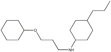  N-[3-(cyclohexyloxy)propyl]-4-propylcyclohexan-1-amine