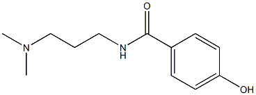 N-[3-(dimethylamino)propyl]-4-hydroxybenzamide,,结构式