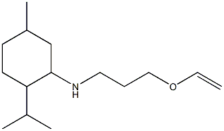 N-[3-(ethenyloxy)propyl]-5-methyl-2-(propan-2-yl)cyclohexan-1-amine