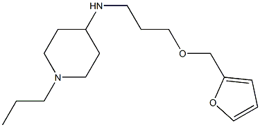 N-[3-(furan-2-ylmethoxy)propyl]-1-propylpiperidin-4-amine Structure