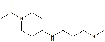 N-[3-(methylsulfanyl)propyl]-1-(propan-2-yl)piperidin-4-amine Structure